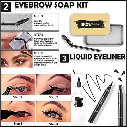 All in One Makeup Kit for Women & Teens - Full Cosmetics Kit with Everything for Beginners & Professionals - 12-Shimmer - color: 12-Shimmer
