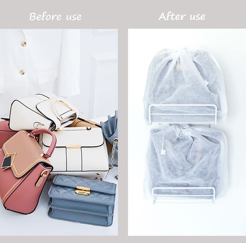 30 eco-friendly travel shoe bag storage bags, non-woven breathable dust-proof bag with rope, suitable for storing shoes and bags, isolate dust and keep shoes and bags clean and tidy. (15.7inX19.68in) - size: 15.7inX19.68in