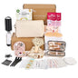 Bridal Emergency Kit for Wedding Day, Wedding Essentials Survival Set for Team Bride, Must-Have 30+ Essentials Travel Kit with Makeup Bag - color: Beige