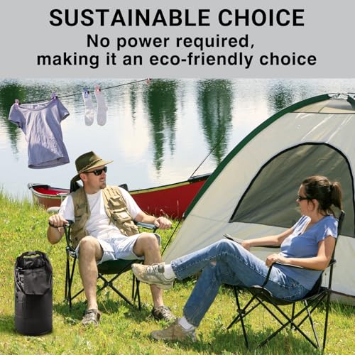 Travel Washing Machine & Retractable Clothesline - Hand Washing Machine & Portable Clothes Washer - Durable Travel Laundry Wash Bag & Camping Washing Machine - Portable Manual Clothes Washer - color: Black