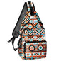 Colorful Tribal Pattern Crossbody Bags for Women Men Trendy Sling Bag Backpack Casual Chest Bag Shoulder Strap - color: Color 17