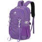 20L Small Waterproof Hiking Backpack Men Women, Lightweight Small Travel Backpack for Outdoor, Purple - color: Purple