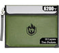 2 Pockets Fireproof Document Bag 6200°F, 10 Layers Waterproof Fireproof Money Bag for Cash with Reflective Strip, Heat Insulated Waterproof Document Holder Pouch, Fire Safe Storage (Green) - color: Green