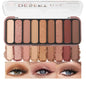 9 Color Neutral Nude Brown Eyeshadow Palette – Matte & Shimmer Warm Copper Bronze Eye Shadow, High Pigment Blendable Long Lasting Natural Daily Smokey Eye Makeup Palette for Brown Green Eyes - color: G04