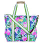 Lilly Pulitzer Beach and Picnic Cooler, Insulated Bag with Adjustable Shoulder Strap and Zipper, Soft Cooler - color: Endless Summer