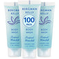 BERGMAN KELLY Travel Size Body Wash (1 fl oz, 100 PK, Tropical Waterfall), Delight Your Guests with an Invigorating and Refreshing Hotel Body Wash, Mini and Small Size Guest Hotel Toiletries in Bulk - size: 1 Fl Oz (Pack of 100)