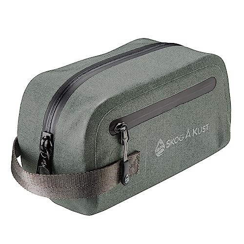Skog Å Kust DoppSak Waterproof & Leak-proof Travel Toiletry Bag (Grey, Small) - color: Grey, size: Small