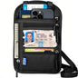 Neck Wallet for Travel, RFID Blocking Passport Holder - Slim Travel Pouch with Adjustable Strap | Holds Phone, Cards, Cash, Documents | Water-Resistant & Secure for Men & Women - color: Black