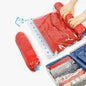 4pcs Roll-Up Compression Bag For Travel, Reusable Vacuum Packing Space Saver Bags - 40 * 60cm - color: Blue, size: Large