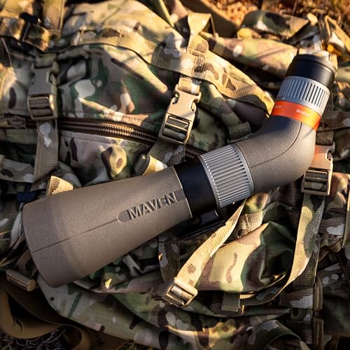 Maven CS2A 26-66x85mm Spotting Scope — ED Glass, Waterproof & Fogproof, Fully Multi-Coated Optics, Magnesium Frame, Birding, Wildlife Viewing, Digiscoping, Nature Observation