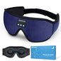 Sleep Headphones, 3D Bluetooth Sleep Mask, LIGHTIMETUNNEL Washable Sleeping Headphones with Ultra Thin Stereo Speakers Microphone Hands Free for Insomnia Travel Blue Color - color: Blue