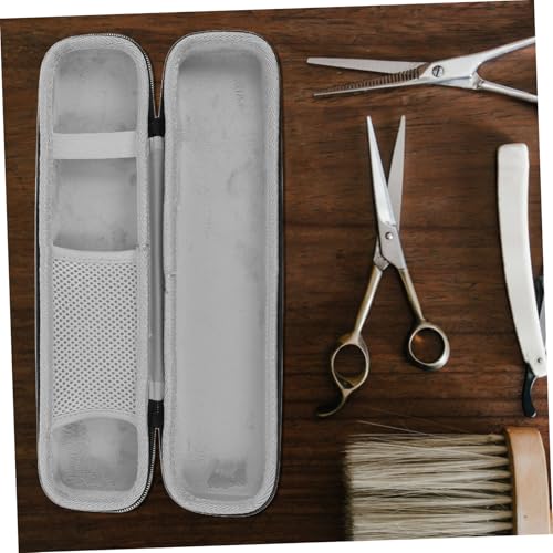 FOMIYES Straightener Travel Case Shockproof Curling Iron Holder for Home Storage Pouch for Hair Tools Grey - color: Grey