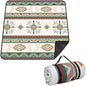 77.56"×77.56" Large Picnic Blankets Waterproof Picnic Mat Foldable Picnic Blanket for 4 to 6 Adults 3-Layer Outdoor Blanket for Camping, Park, Beach, Grass