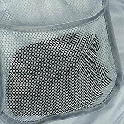 4Pcs Beige Canvas Laundry Hamper, Foldable Pop-up Mesh Basket, Large Capacity, Opening Design, Side Storage Bag, Versatile Use-Home, Camping, Dorm, Hotel, Travel - color: Beige