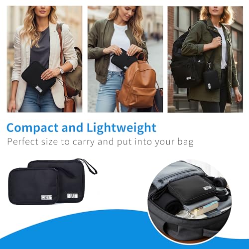 1 Pack Electronics Travel Organizer Case Tech Accessories Cord Storage Bag - size: 1 Pack Large