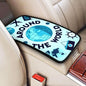 Travelling on Airplane 2 Print Car Center Console Cover Universal Neoprene Car Armrest Storage Box Decoration Protector Pad for Car Truck SUV, Interior Accessories