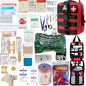 Universal IFAK Trauma First Aid Kit Molle Pouches Emergency Survival Kit Suitable for Home, car, Travel, Camping, Hiking, Sports, Outdoor Emergencies-Quick Response First Aid Essentials (Red) - color: Red