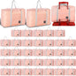 Travel Bag 36 Packes Carry on Luggage Foldable Duffel Bag Sports Gym Bag Weekender Overnight Bag Water Resistant Nylon Travel Duffel for Men Women - color: Pink 36