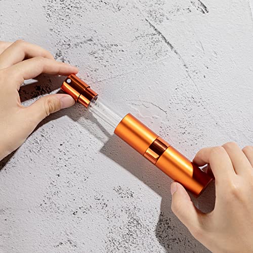 LISAPACK Atomizer Perfume 8ML Spray Bottle for Travel (9PCS), Empty Refillable Cologne Dispenser, Portable Sprayer for Men and Women (Multi-colored) - color: Multi-colored