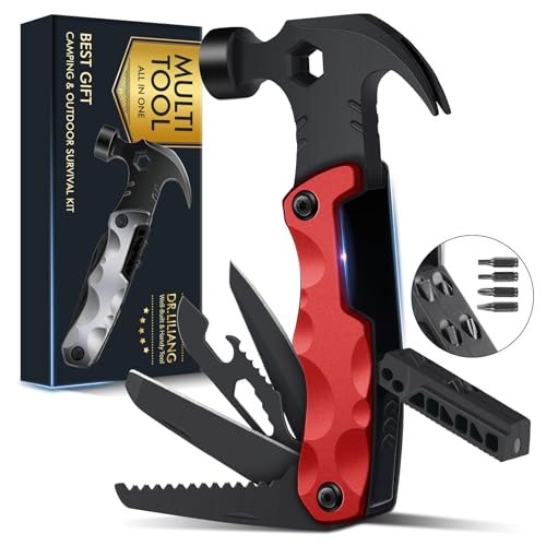 Stocking Stuffers for Men Dad Gifts, Multitool Camping Accessories 13-in-1 Survival Multi Tools Hammer, Christmas Cool Gadgets for Adults Him Boyfriend Husband Grandpa Women Birthday Valentines - style: MULTITOOL GIFTS