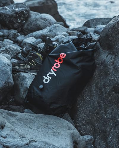 Dryrobe Travel Compression Bag - Large Compact Waterproof Bag for Swim Parka Storage - Swimming/Surfing/OCR - 33 L - Black - color: Black
