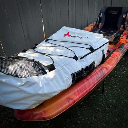 OPAH Gear Kayak K4 Tapered Insulated Fish Kill Cooler Bag, 46' L x 28' W x 10' H, Heavy Duty, Marine-Grade Vinyl, Waterproof, UV Resistant, Camping & Fishing - style: K4 Kayak - 46'l X 28'w X 10'h
