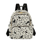 Women Fashion Backpack Purse Casual Lightweight Travel Shoulder Bag Flowers Cat Rucksack Ladies Bag, Small - color: Color 01, size: Small