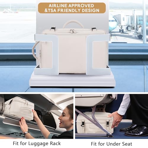 Beraliy Travel Backpack Airline Approved, Carry on Backpack, 16 Laptop Backpack, Waterproof Weekender Bag, Casual Daypack, Hiking Backpack, Beige - color: Beige, size: Large