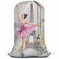 Swono Beautiful Ballerina Large Travel Laundry Bag - Washable Wet Dry Bag for Dirty Clothes - Dancer Posing on Eiffel Tower - Bathing Suit Workout Bag for Gym - color: Beautiful Ballerina