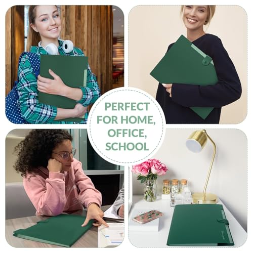SKYDUE Expanding File Organizer with 8 Pockets, Accordion File Folders with Labels, Portable Document Paper Bill Receipt Organizer, Home College School Office Supplies, Letter Size,ForestGreen - color: Forestgreen