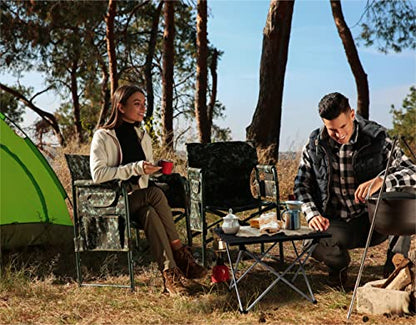 TREKOLOGY Small Camping Table - Beach Table that Fold Up - Lightweight, Foldable, Potable Folding Small Outdoor Table - for Camp, Hiking, Campers & Summer Outing Trip - color: Obsidian Black