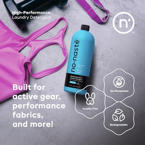 Nonaste Zen Fresh Activewear Laundry Detergent (32 Fl Oz, Pack of 1) – High Performance Detergent, Eliminates Trapped Sweat & Odors | Laundry Safe for Fabrics and Sportswear, Fresh Scent, 32 Loads - size: 32 Fl Oz (Pack of 1)