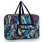 F.FETIVIN Weekender Bag Carry On Travel Duffle Medium Overnight Bag for Women (Blue Leaf) - color: Blue Leaf