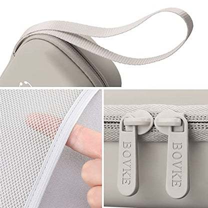 BOVKE Travel Carrying Case Compatible with 3M Littmann Classic III, Lightweight II S.E, MDF Acoustica Deluxe Stethoscopes - Extra Room for Medical Scissors EMT Trauma Shears and LED Penlight, Grey - color: Pu Leather_Grey