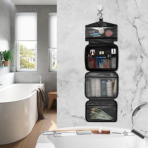 MNSRUU Toiletry Bag, Gothic Skulls Pattern, Waterproof Cosmetic Case for Travel, Women - color: Skulls 007