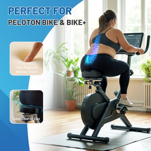 APECYC Bike Seat Cushion Gel Padded Saddle Cover for Men Women - Extra Padding Soft Comfort Bicycle Seat Cushion for Peloton, Stationary, Spin, Mountain, Road, Ebike - size: Wide