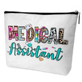 Nurse Graduation Gifts for Women, Nurse Medical Makeup Bag Appreciation Birthday Gifts for Nurses, Medical Assistant Travel Cosmetic Pouch Bags with Zipper - B05 - style: Leopard Medical Assistant