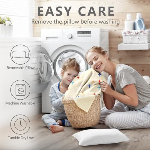 Primlect Thickened Toddler Nap Mat with Removable Pillow and Minky Blanket, Extra Large 55''x35'' Sleeping Bag, Washable, Roll up, Perfect for Daycare, Preschool, Kindergarten, Boys and Girls Beige - color: Beige