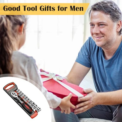 Egofine 12pcs 3/8 Inch Ratchet Socket Wrench Set, Drive Socket Set with 10 Sockets 8-14,17,19,21mm and 2 Way Quick Released Ratchet Handle and Extension Bar - size: 3/8, style: 12PC Standard Socket Set
