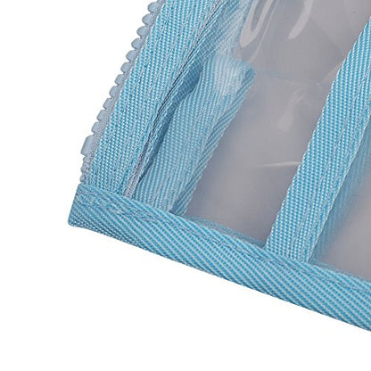 Portable Clear Handbag Purse Organizers Cosmetic Bag Travel Makeup Toiletry Storage Bag Tote Wash Bag Backpack Insert Divider Bag with Handle Zipper