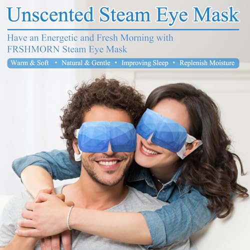 16Packs Steam Eye Mask, Heated Eye Mask for Sleeping, Warm Compress for Eyes, Self Heating Disposal Steam Mask for Home Sleep, Office, Spa, Travel Essentials Mothers Day Gifts (Unscented) - color: 16Packs Unscented
