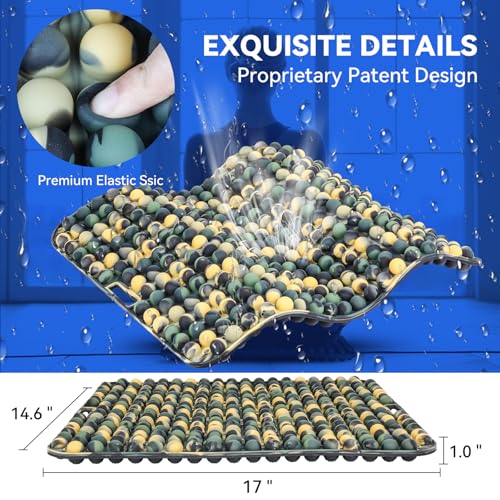 Seat Cushion for Long Sitting Hours on Office & Home Chair, with 3D Non-Slip for Office Chair Cushions, Car Seats, Airplane Seat, Wheelchair, Desk Chair,Cushion Lab, Long Trips (Green) - color: Green