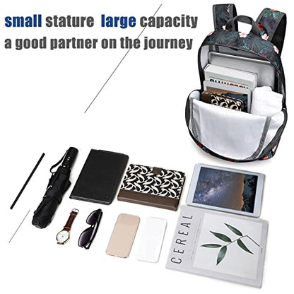 G4Free 20L Small Foldable Ultralight Waterproof Backpack for Camping Hiking Cycling Men Women - color: B-flower Black