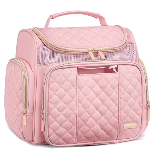 Large Toiletry Bag for Women Men,Bathroom Bag,Water Resistant Shower Bag,Makeup Bag,Toiletry Bags for Traveling,Hanging Toiletry Bag with Transparent Waterproof Phone Pocket (Pink) - color: Pink