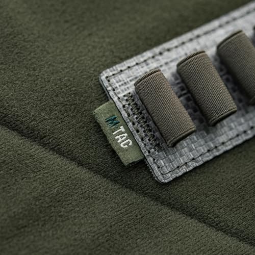 M-Tac Modular Ampoule Organizer Insert | Tactical Insert with Elastic Loops & Loop Velcro Backing | Fits Medical Kits & Backpacks, 5 Slot - color: Ranger Green, size: 5 ml
