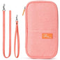 VanFn RFID Travel Passport Wallet, Family Passport Holder, Trip Document Organizer P.Travel Series - color: Pure Pink