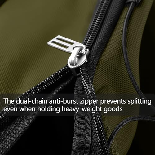Bagenerous 110L/140L Expandable Soft-Sided Foldable Duffle Bag with 2 Rubber Wheels,Packable 32” Rolling Carry-On with Multi-Pockets & Compartments,Army Green - color: Army Green