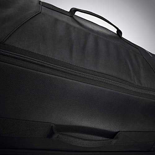 Samsonite Andante 2 Wheeled Duffel Bag – 22-Inch Durable Rolling Luggage with Inline Skate Wheels, Push-Button Handle & Spacious Compartments – Travel-Friendly and Lightweight - All Black - color: All Black, size: 22-Inch