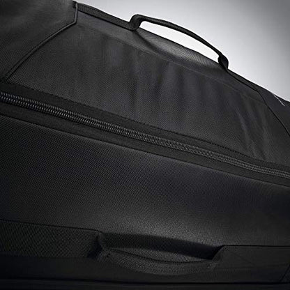 Samsonite Andante 2 Wheeled Duffel Bag – 22-Inch Durable Rolling Luggage with Inline Skate Wheels, Push-Button Handle & Spacious Compartments – Travel-Friendly and Lightweight - All Black - color: All Black, size: 22-Inch