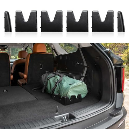 4Pcs Car Trunk Organizer Blocks for Back of SUV Multipurpose Car Storage Organizer Blocks Trunk Divider, Universal Car Accessories Grocery Trunk Divider Cargo Containment System for SUV Van
